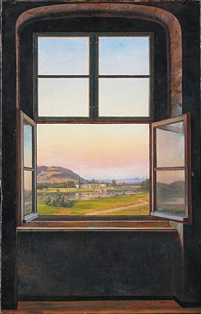 J. C. C. Dahl, Blick auf Schloss Pillnitz